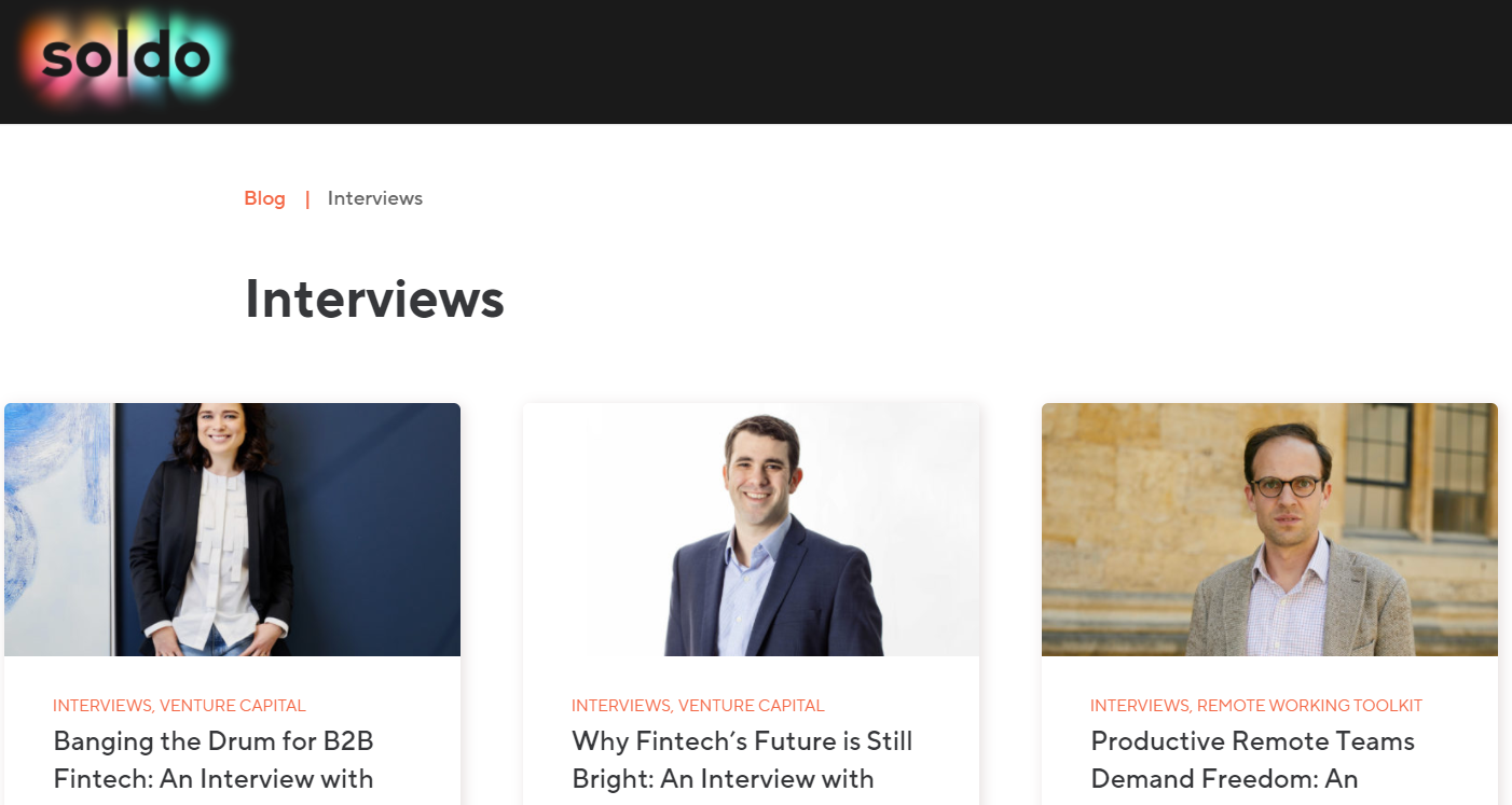 Read more about the article Soldo: Interviews